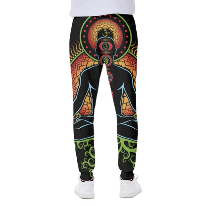 The Seven Chakras Print Scuba Joggers