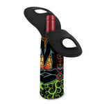 The Seven Chakras Print Single Neoprene Wine Tote