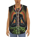 The Seven Chakras Print Sleeveless Baseball Jersey