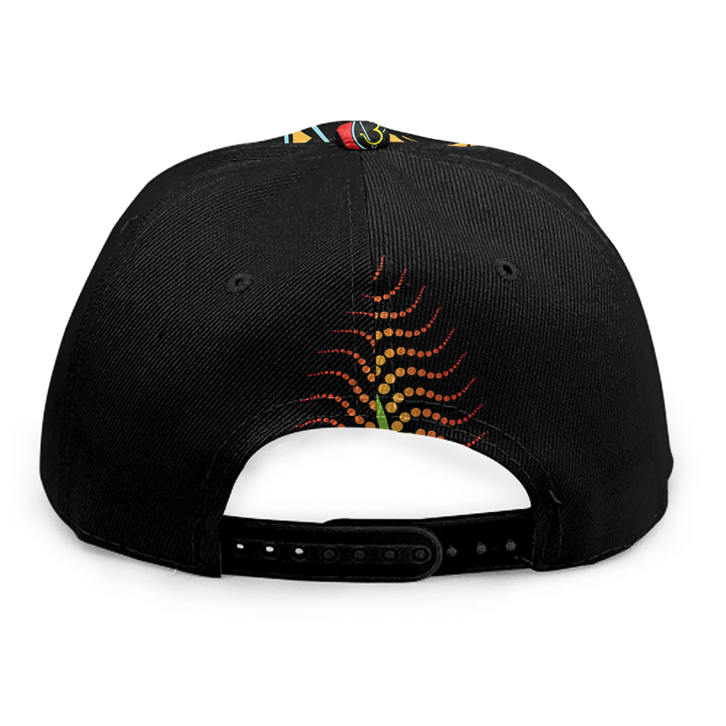 The Seven Chakras Print Snapback Cap