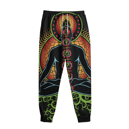 The Seven Chakras Print Sweatpants