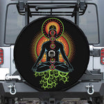 The Seven Chakras Print Tire Cover With Camera Hole