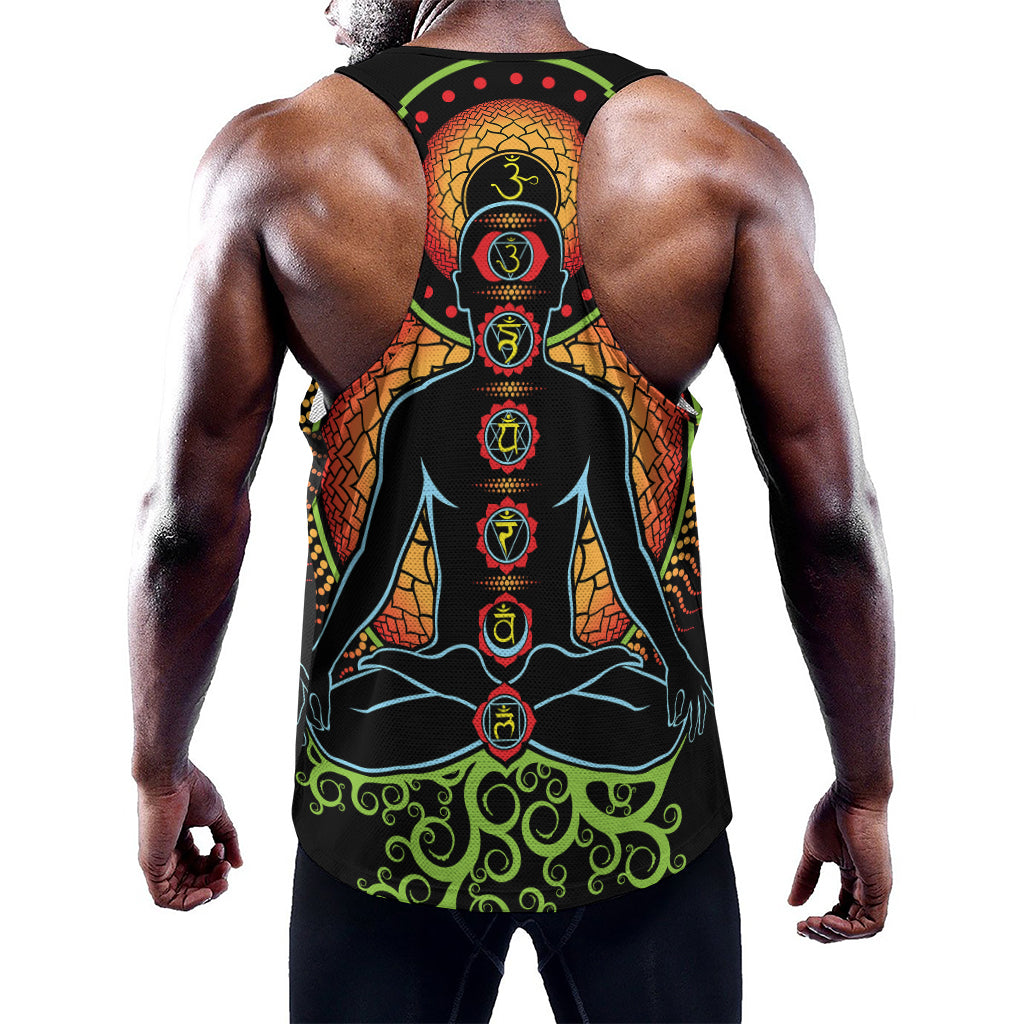 The Seven Chakras Print Training Tank Top