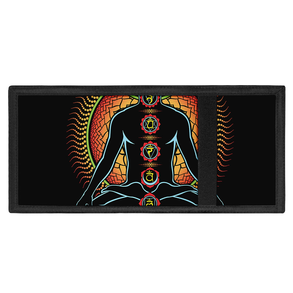The Seven Chakras Print Trifold Wallet