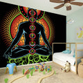 The Seven Chakras Print Wall Sticker