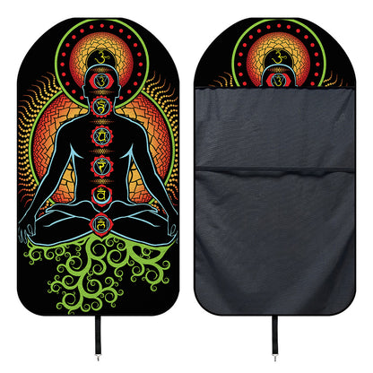 The Seven Chakras Print Waterproof Car Seat Cover
