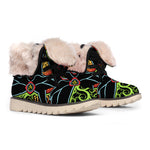 The Seven Chakras Print Winter Boots