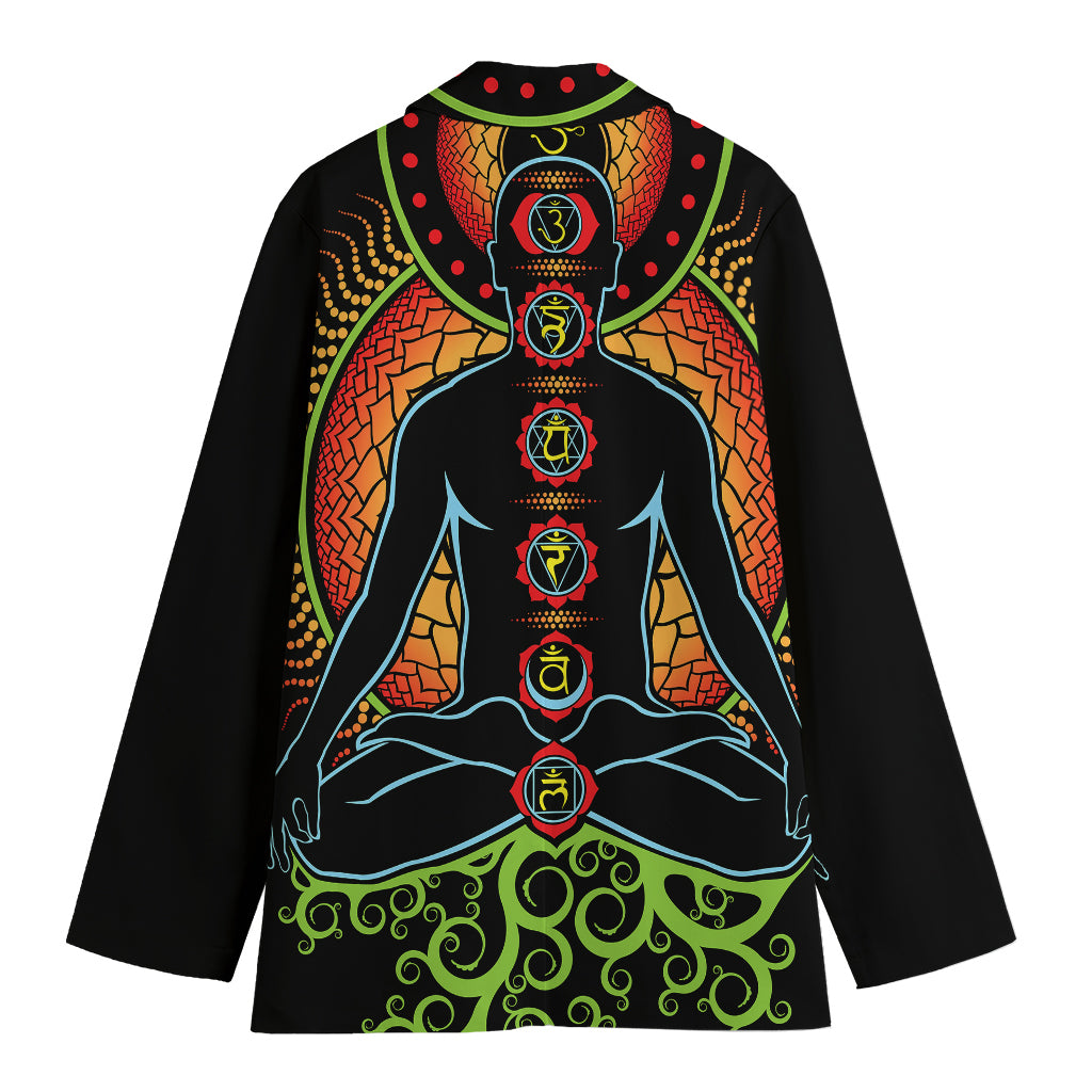 The Seven Chakras Print Women's Blazer
