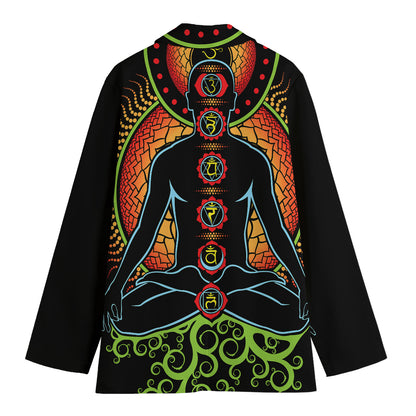 The Seven Chakras Print Women's Blazer
