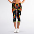 The Seven Chakras Print Women's Capri Leggings