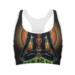 The Seven Chakras Print Women's Sports Bra
