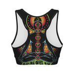 The Seven Chakras Print Women's Sports Bra