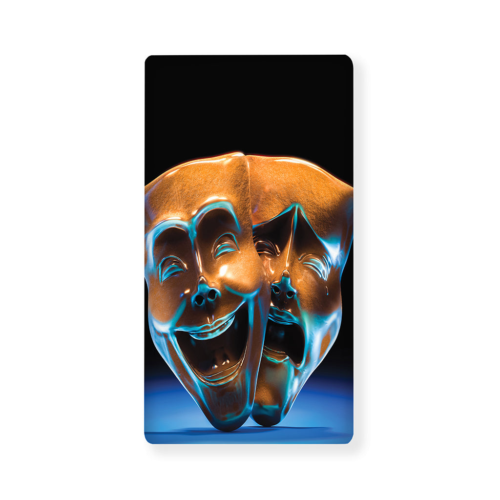 The Sock And Buskin Theatre Masks Print Baby Crib Sheet