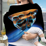 The Sock And Buskin Theatre Masks Print Baby Seat Cover