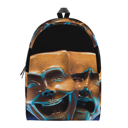 The Sock And Buskin Theatre Masks Print Backpack