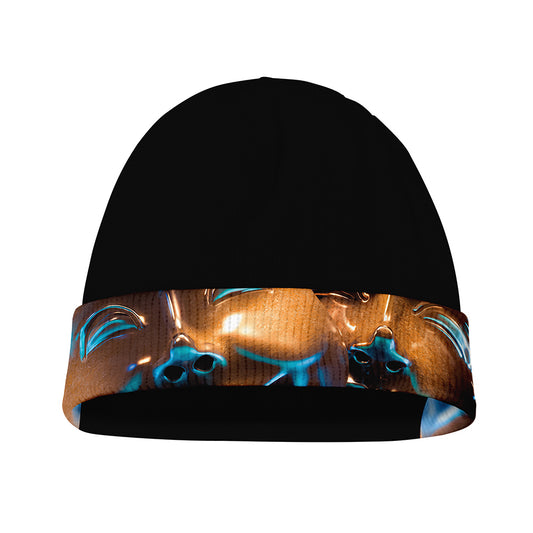 The Sock And Buskin Theatre Masks Print Beanie