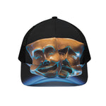 The Sock And Buskin Theatre Masks Print Black Mesh Trucker Cap