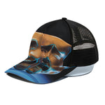 The Sock And Buskin Theatre Masks Print Black Mesh Trucker Cap