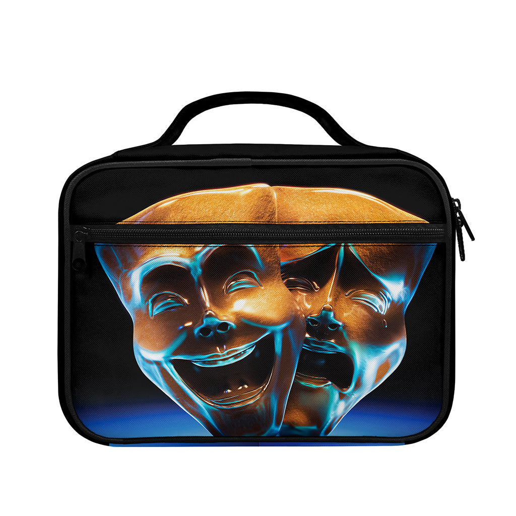 The Sock And Buskin Theatre Masks Print Briefcase Bible Bag