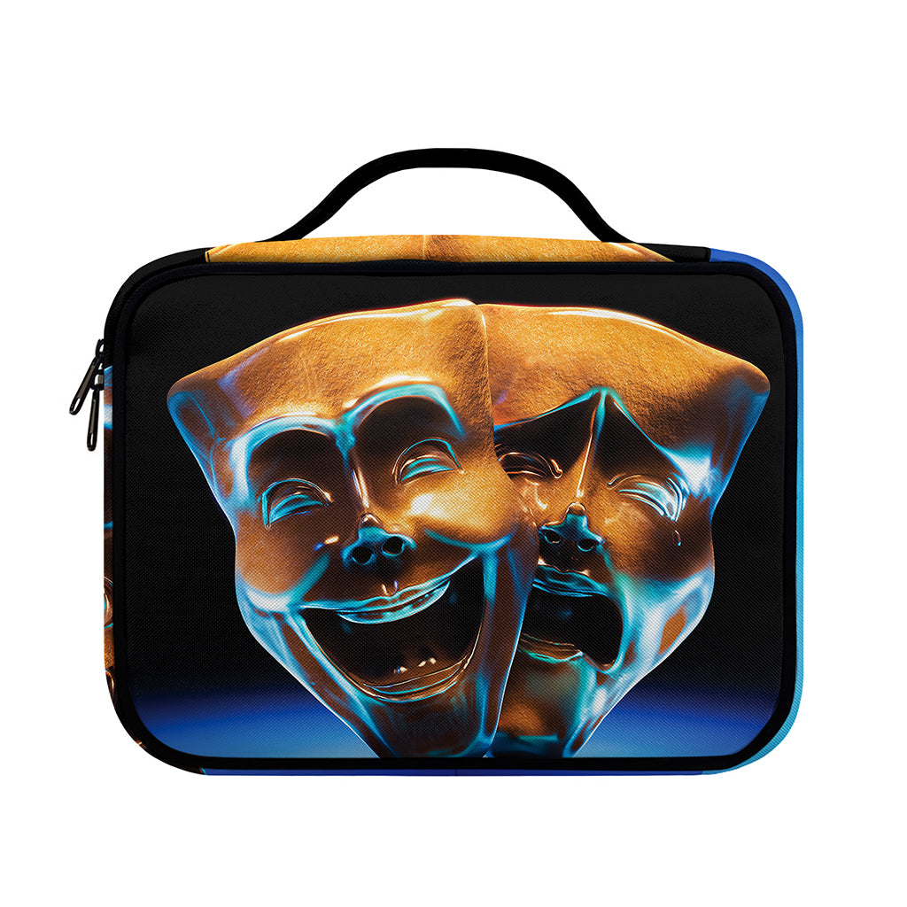 The Sock And Buskin Theatre Masks Print Briefcase Bible Bag