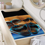 The Sock And Buskin Theatre Masks Print Changing Pad Cover