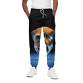 The Sock And Buskin Theatre Masks Print Cotton Sweatpants