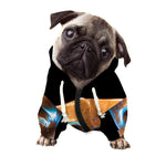 The Sock And Buskin Theatre Masks Print Dog Zip Up Hoodie