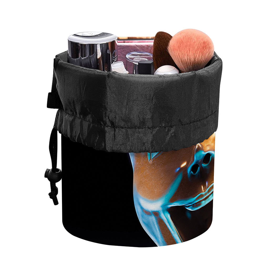 The Sock And Buskin Theatre Masks Print Drawstring Makeup Bag