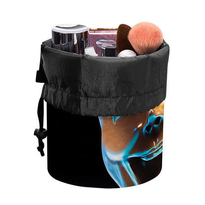 The Sock And Buskin Theatre Masks Print Drawstring Makeup Bag