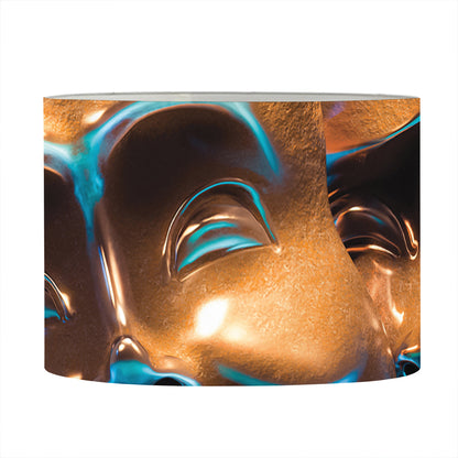 The Sock And Buskin Theatre Masks Print Drum Lamp Shade