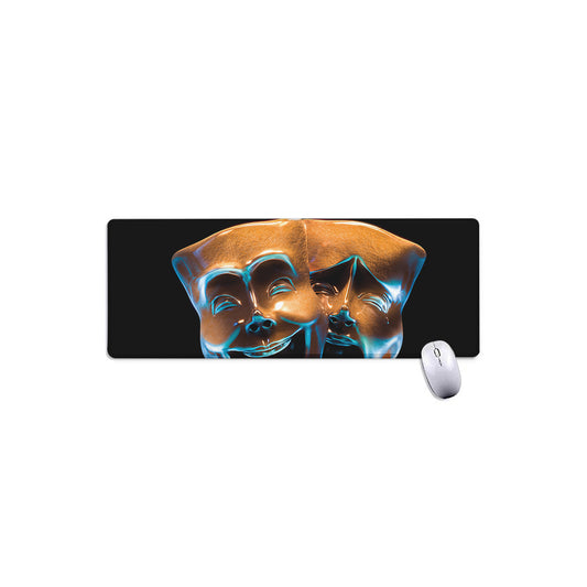 The Sock And Buskin Theatre Masks Print Extended Mouse Pad