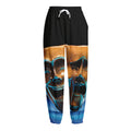 The Sock And Buskin Theatre Masks Print Fleece Lined Knit Pants