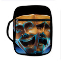The Sock And Buskin Theatre Masks Print Front Pocket Bible Bag