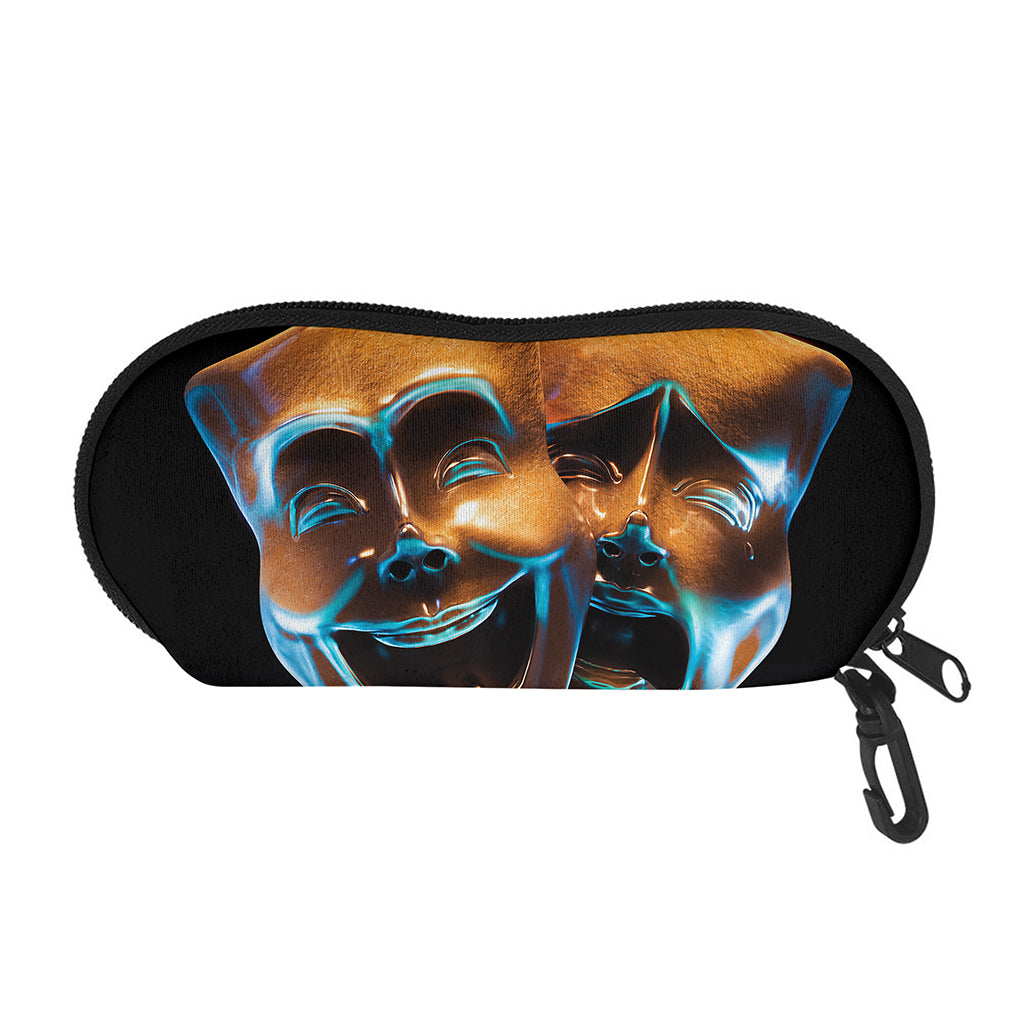 The Sock And Buskin Theatre Masks Print Glasses Case