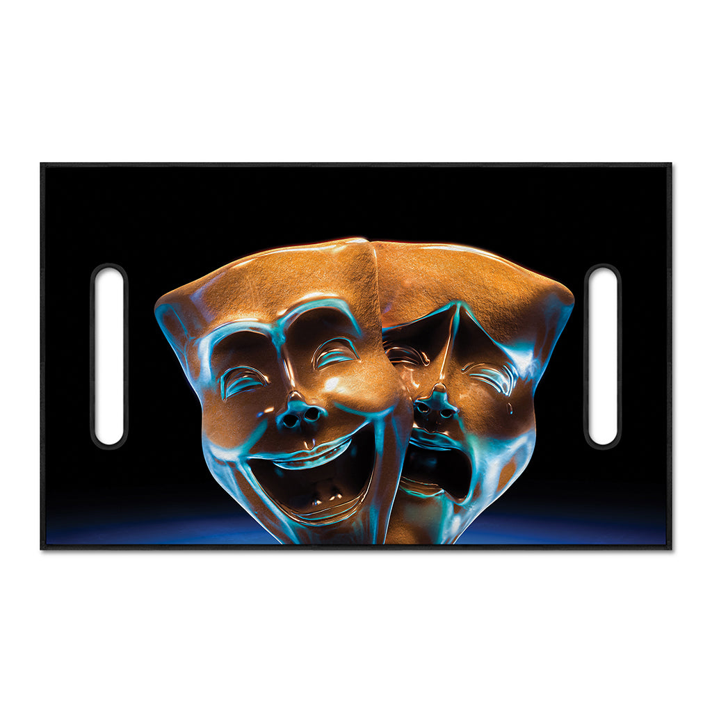 The Sock And Buskin Theatre Masks Print Golf Cart Seat Cover