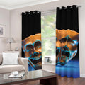 The Sock And Buskin Theatre Masks Print Grommet Curtains