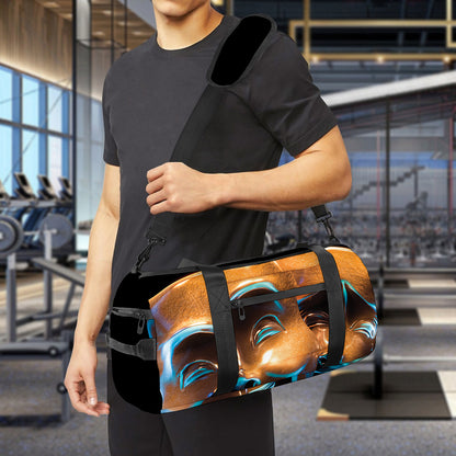 The Sock And Buskin Theatre Masks Print Gym Bag