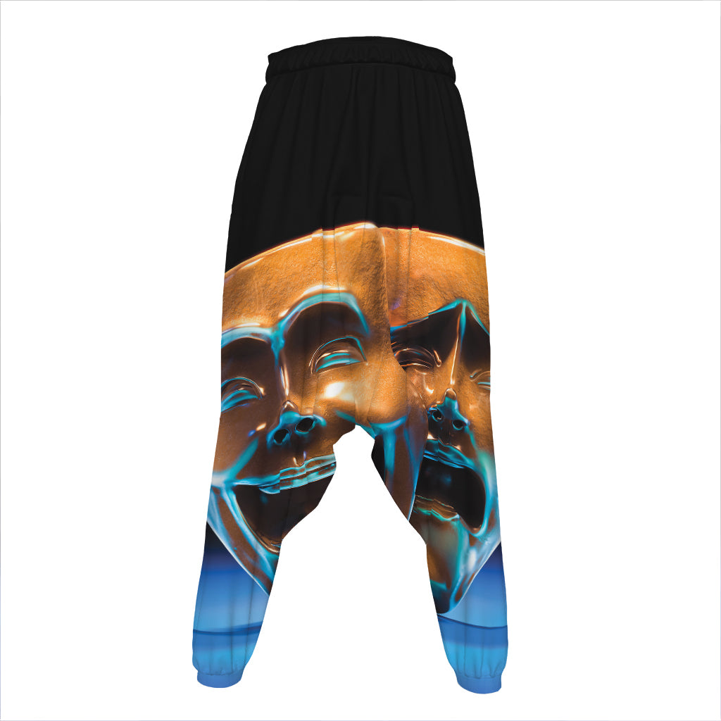 The Sock And Buskin Theatre Masks Print Hammer Pants