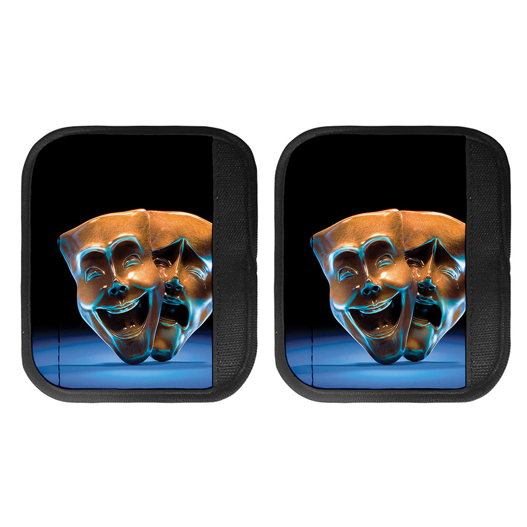 The Sock And Buskin Theatre Masks Print Handle Covers