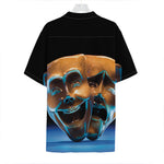 The Sock And Buskin Theatre Masks Print Hawaiian Shirt
