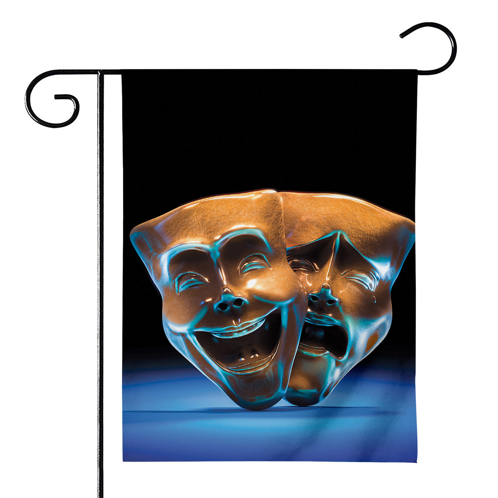 The Sock And Buskin Theatre Masks Print House Flag