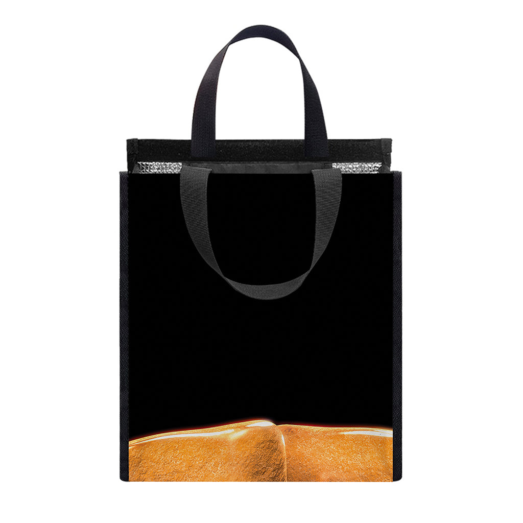 The Sock And Buskin Theatre Masks Print Insulated Lunch Tote