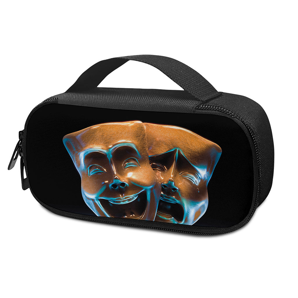 The Sock And Buskin Theatre Masks Print Insulin Cooler Travel Case