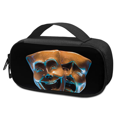 The Sock And Buskin Theatre Masks Print Insulin Cooler Travel Case