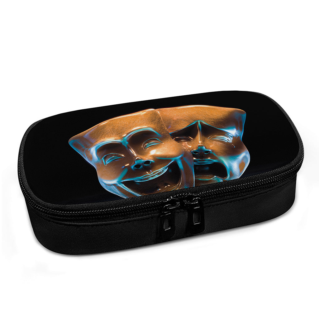 The Sock And Buskin Theatre Masks Print Insulin Cooler Travel Case