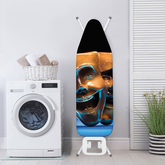 The Sock And Buskin Theatre Masks Print Ironing Board Cover