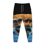 The Sock And Buskin Theatre Masks Print Jogger Pants