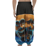 The Sock And Buskin Theatre Masks Print Lantern Pants