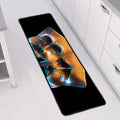 The Sock And Buskin Theatre Masks Print Long Kitchen Mat