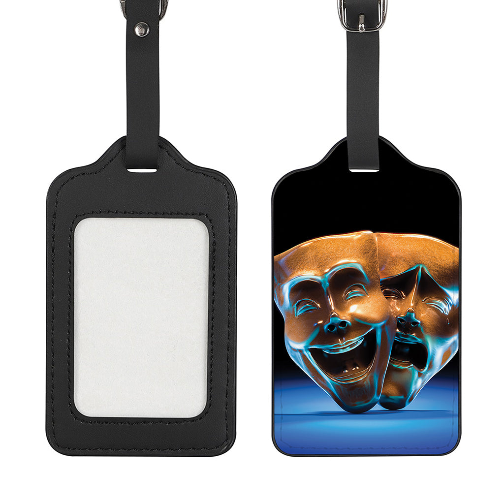 The Sock And Buskin Theatre Masks Print Luggage Tag